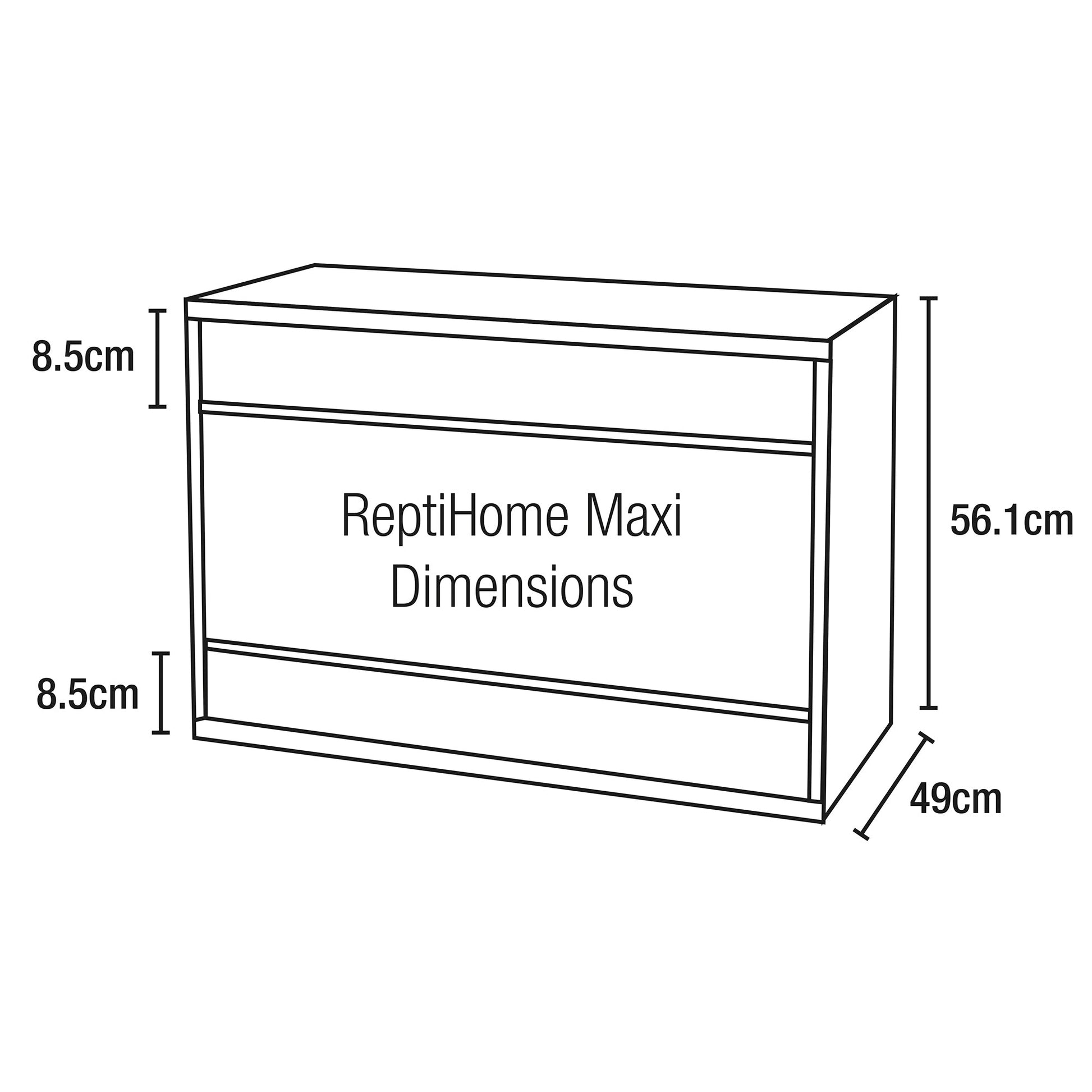 Vivexotic Repti-Home Maxi Medium Vivarium