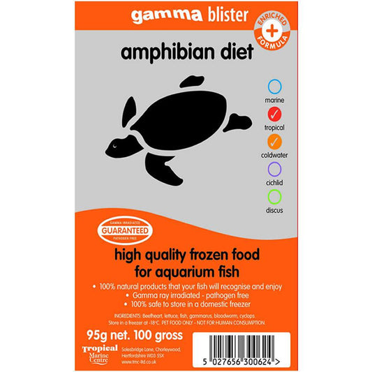 Gamma Blister Pack Frozen Aquatic Food, 95g