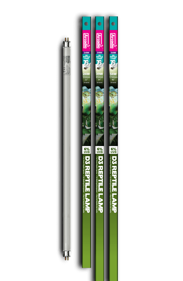 Arcadia T5 D3 Reptile T5 Lamp, 6 UVB Medusa Exotics